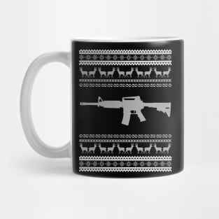 'Ugly Christmas Sweater' Cool Christmas Hunting Rifle Mug